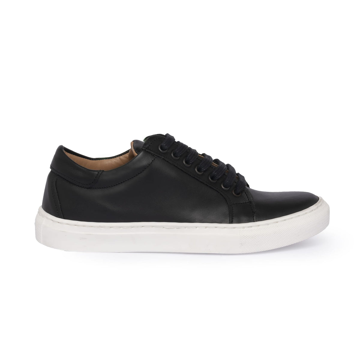 Sneakers homme en cuir - Noir