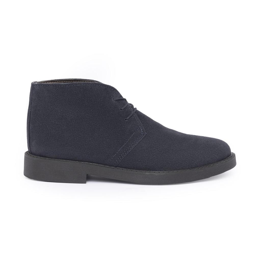 Suede Leather Ankle Boots Blue Raf brand EN