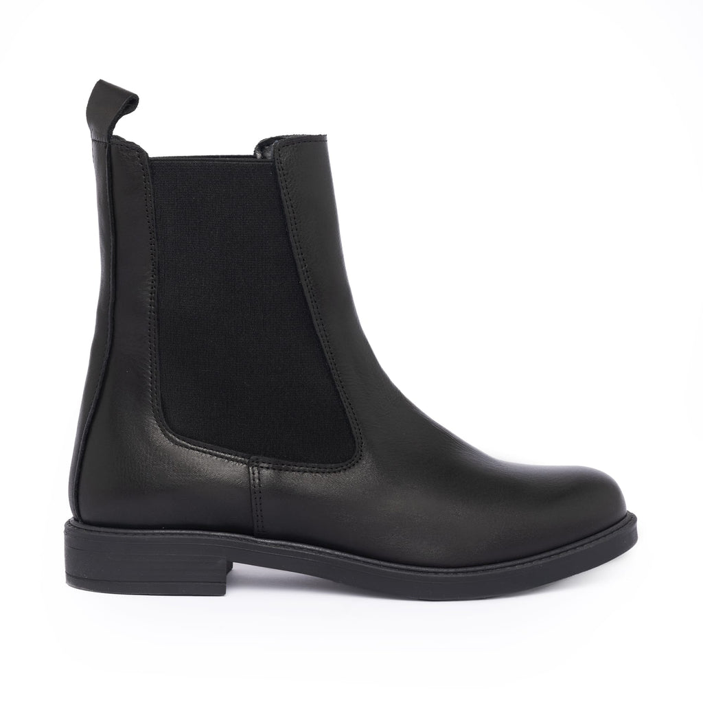 Leather beatle boots best sale