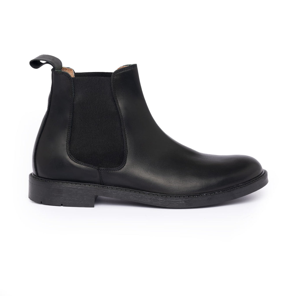 Black beatle boots best sale