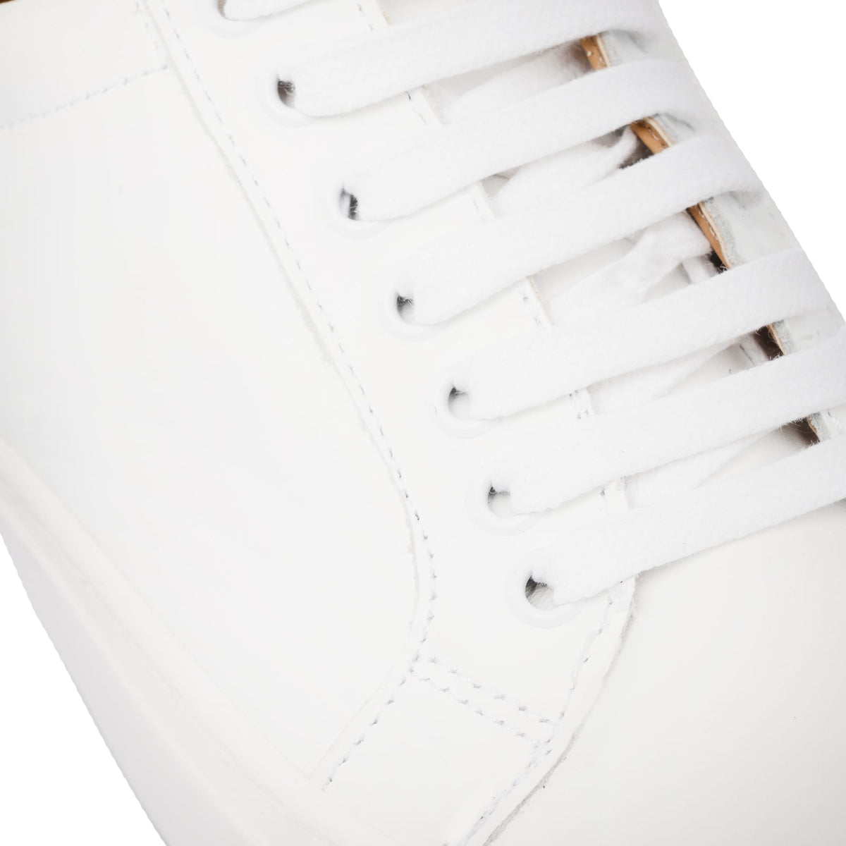 Sneakers femme en cuir - Blanc
