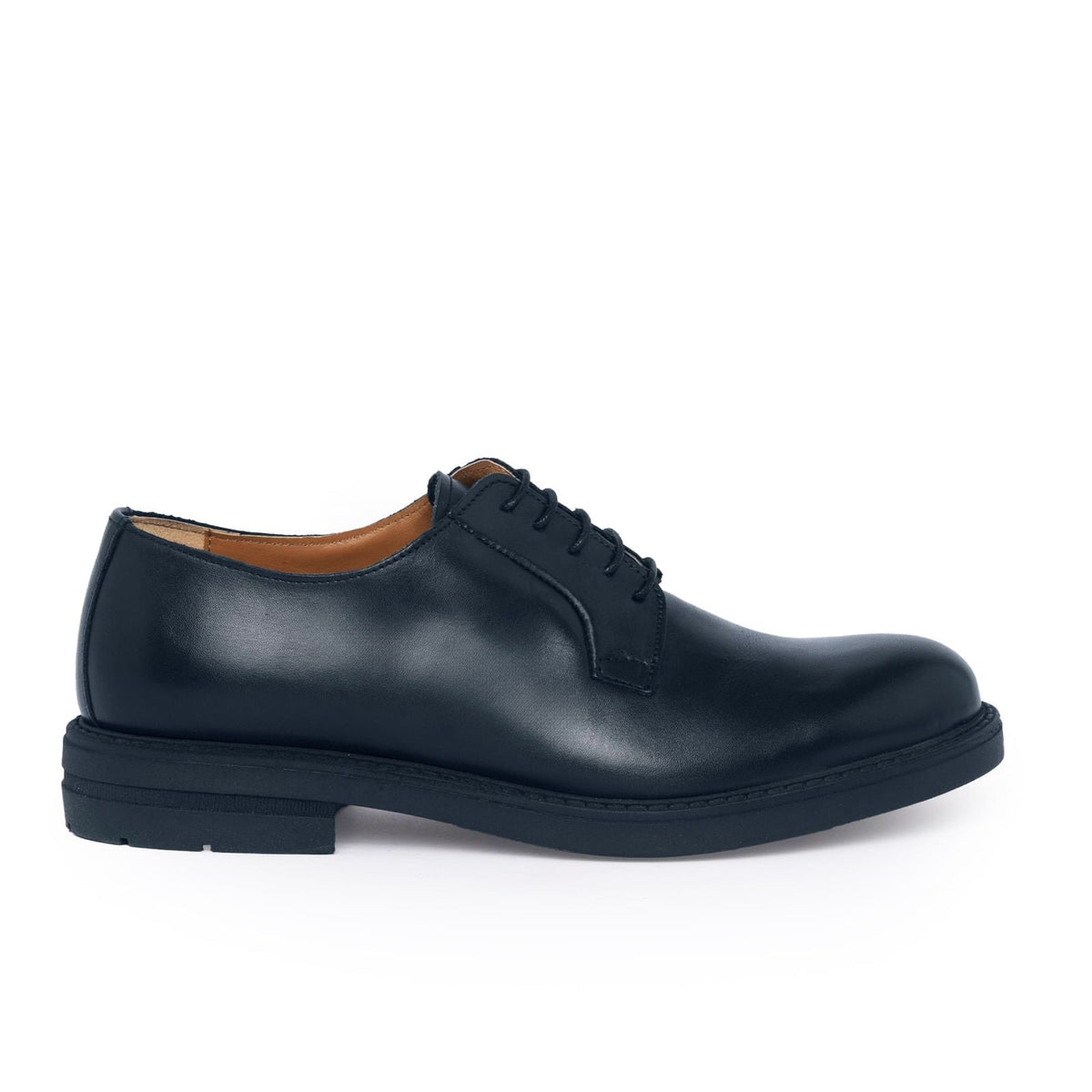 Derbies en cuir - Bleu