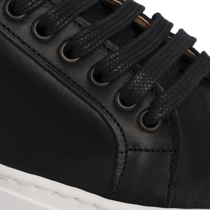 Sneakers homme en cuir - Noir