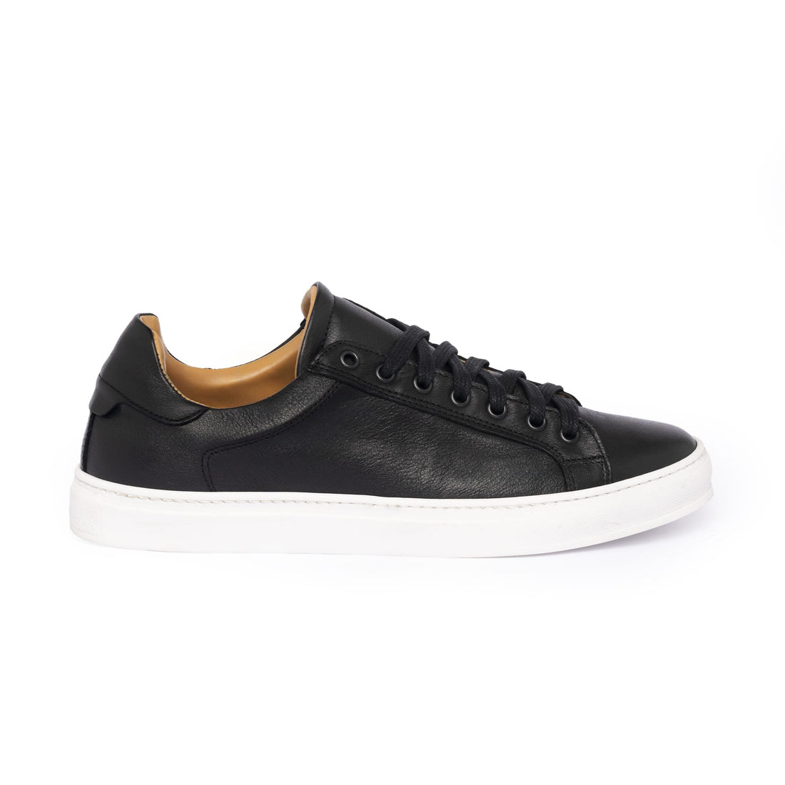 Sneakers femme en cuir - Noir