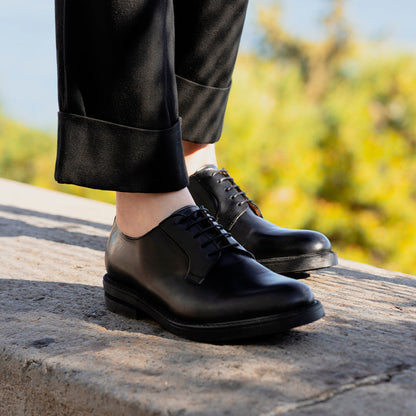 Derbies en cuir - Noir