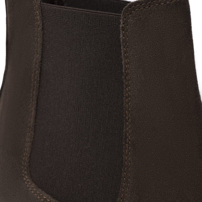 Chelsea boots en daim - Marron foncé