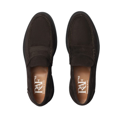 Mocassins en daim - Marron foncé