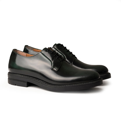 Derbies en cuir - Vert