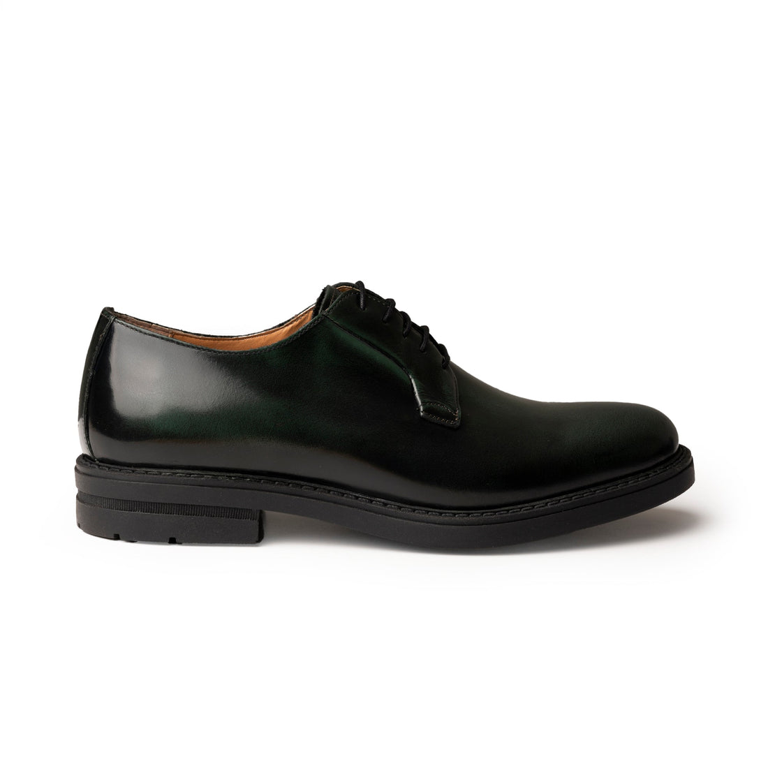 Derbies en cuir - Vert
