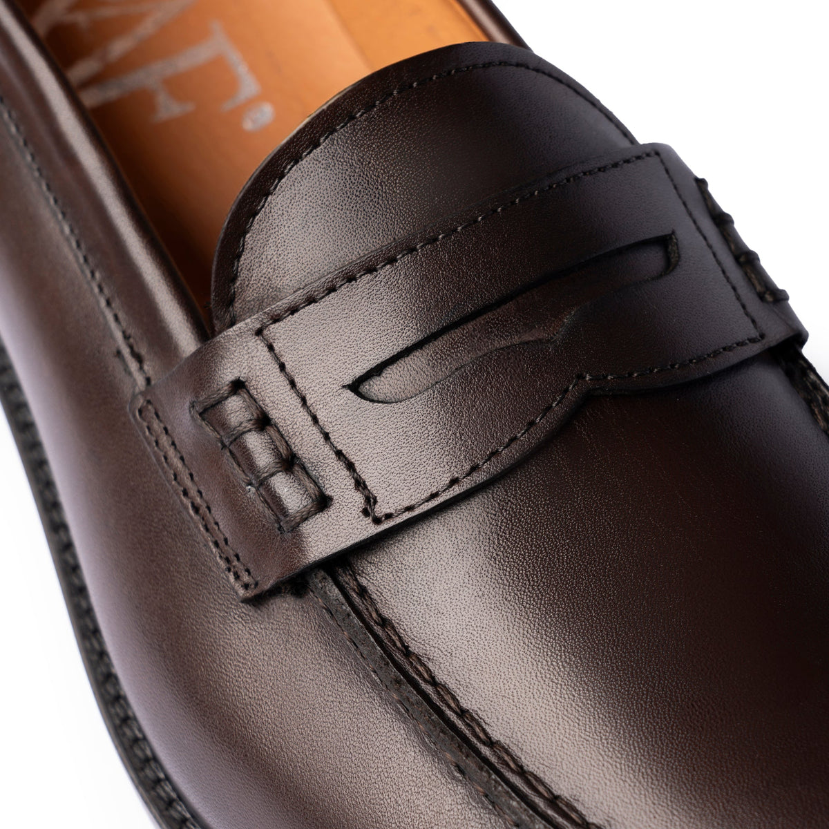 Mocassins femme en cuir - Marron foncé