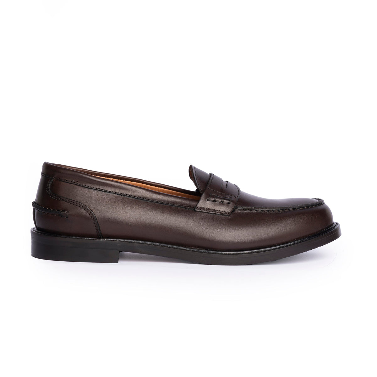 Mocassins femme en cuir - Marron foncé