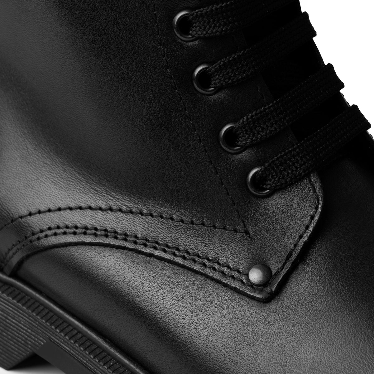 Bottines femme en cuir - Noir