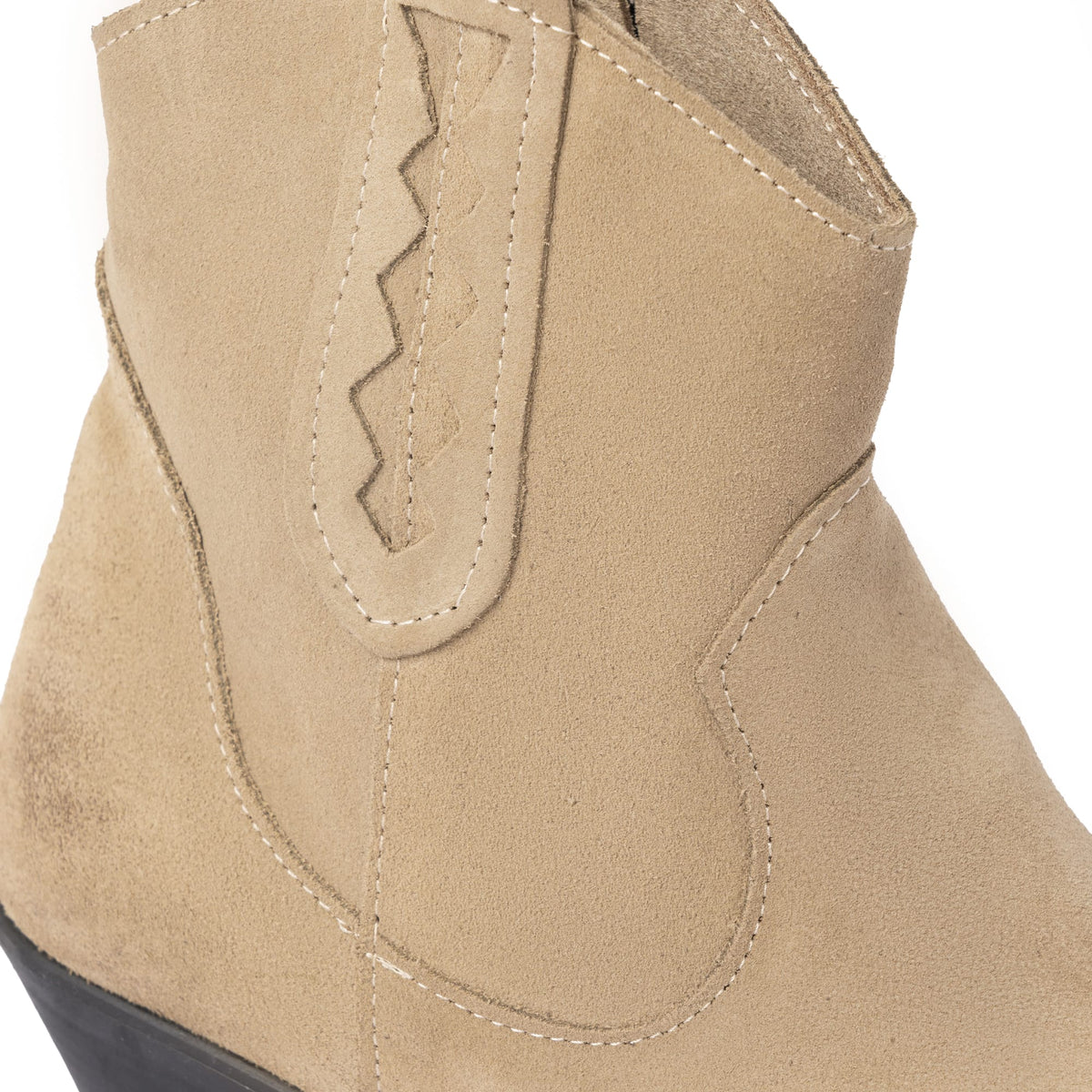 Bottines santiags femme - Taupe