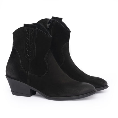 Bottines santiags femme - Noir