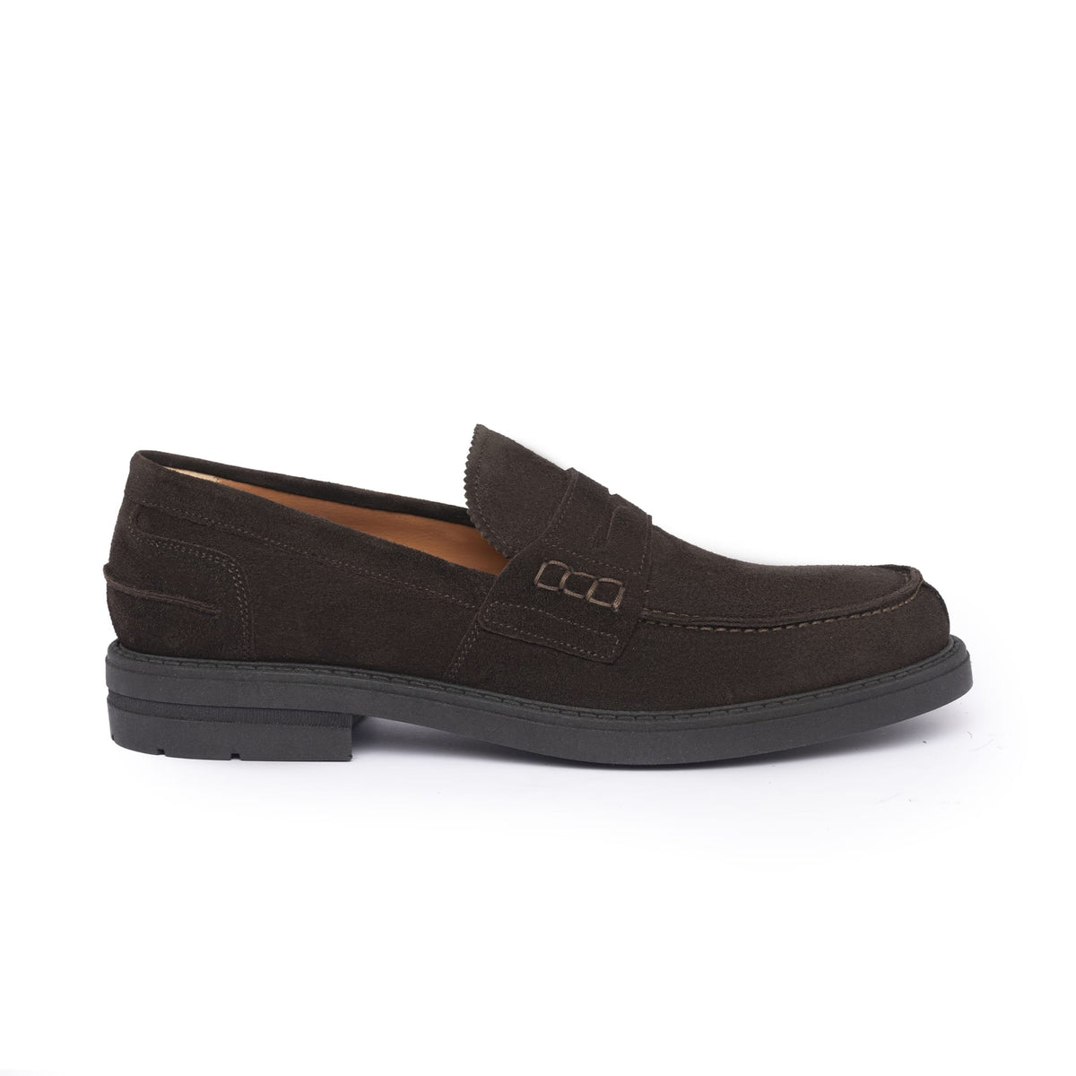 Mocassins en daim - Marron foncé