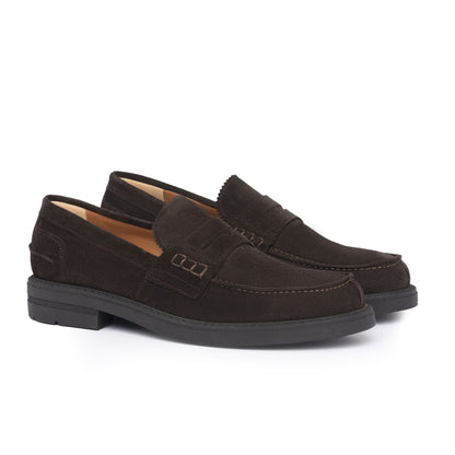 Mocassins en daim - Marron foncé