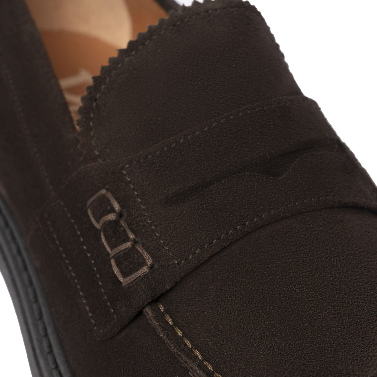 Mocassins en daim - Marron foncé