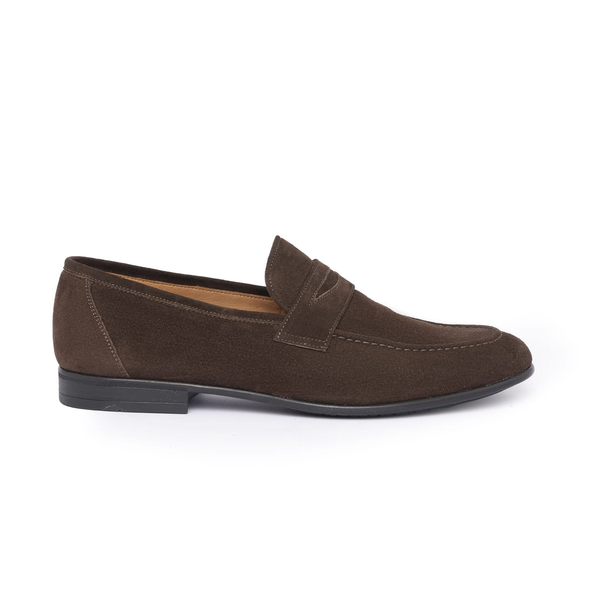 Mocassins en cuir suédé - Marron foncé