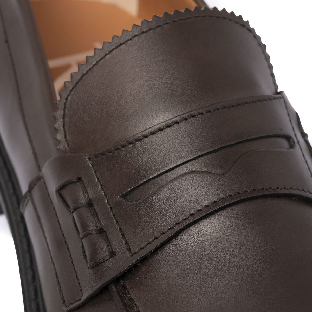 Mocassins en cuir - Marron foncé