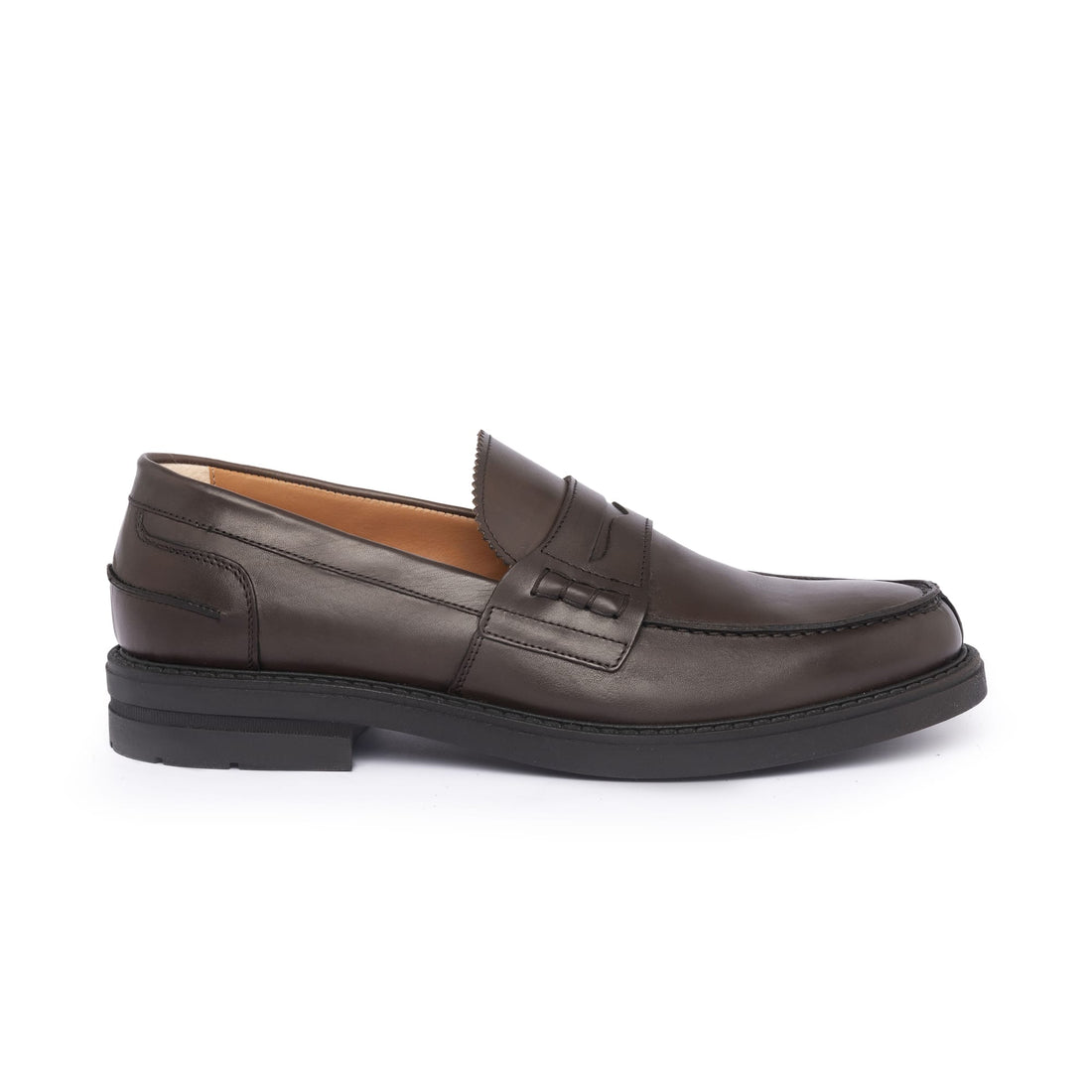 Mocassins en cuir - Marron foncé