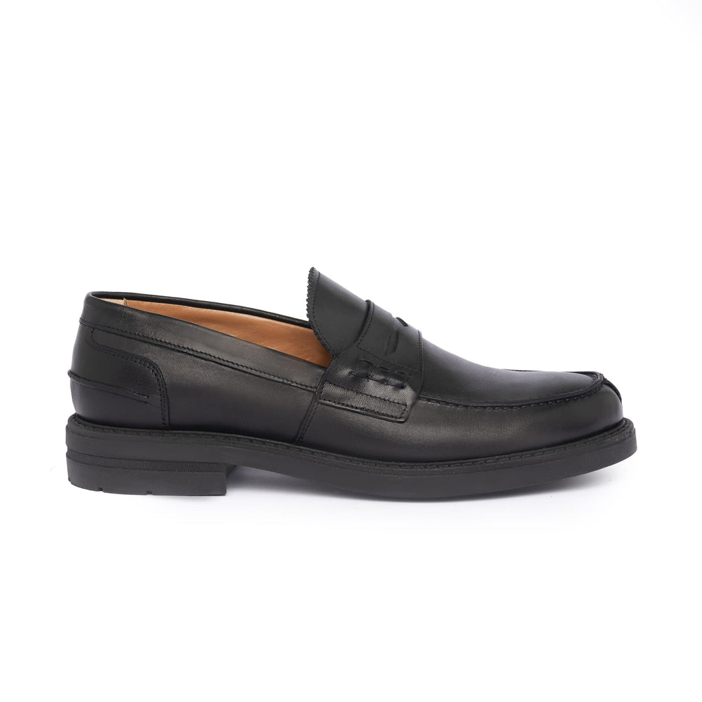 Leather Loafers - Black