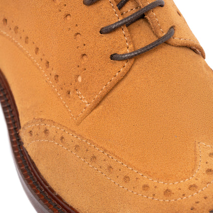 Richelieu femme en daim - Cognac