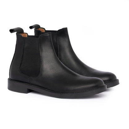 Chelsea boots en cuir - Noir