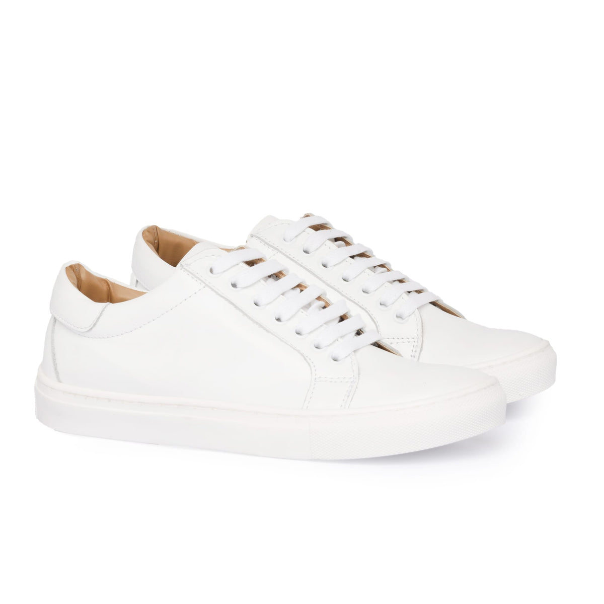 Sneakers femme en cuir - Blanc
