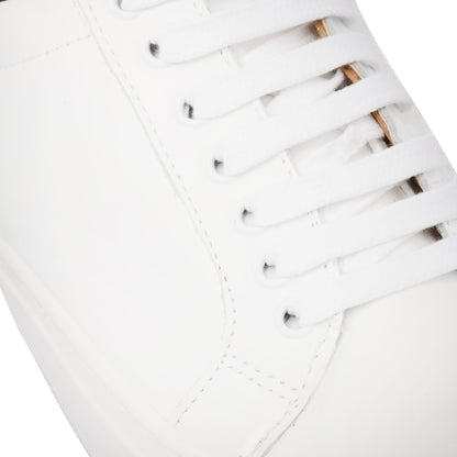 Sneakers femme en cuir - Blanc